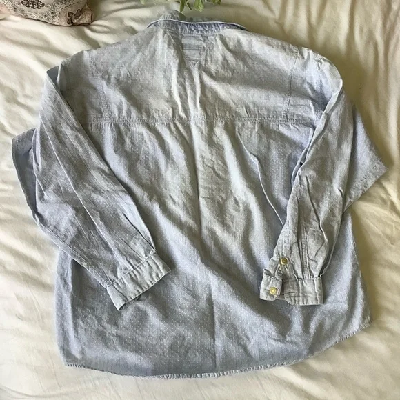 Patagonia Light Blue Button-Up Shirt - Picture 6 of 11
